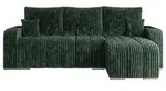 Ecksofa mit Schlaffunktion Kirasso , gr&uuml;n , Ma&szlig;e (cm): B: 245 H: 86