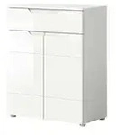 Sideboard Solero , wei&szlig; , Ma&szlig;e (cm): B: 80 H: 97 T: 37.0