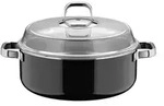 WMF Schmortopf Fusiontec Pro , schwarz , Edelstahl , Ma&szlig;e (cm): H: 10,5 &Oslash;:...