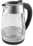 GourmetMaxx Glas-Wasserkocher 19115 , grau , Glas,Edelstahl,Kunststoff , Ma&szlig;e (cm):