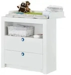 Wickelkommode Charlie , wei&szlig; , Ma&szlig;e (cm): B: 96,2 H: 105,4 T: 78.0
