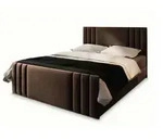 MASSENO Boxbett mit Bettkasten Kanes , braun , Ma&szlig;e (cm): B: 160 H: 98