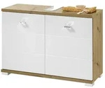 uno Waschbeckenunterschrank Polsensee , holzfarben , Ma&szlig;e (cm): B: 80 H: 57...
