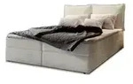 MASSENO Boxbett mit Bettkasten Lente , beige , Ma&szlig;e (cm): B: 160 H: 98