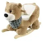 Heunec Schaukeltier B&auml;r , braun , Ma&szlig;e (cm): B: 33 H: 52