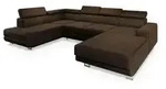 MASSENO Wohnlandschaft mit Schlaffunktion Siena , braun , Ma&szlig;e (cm): B: 335 H:...