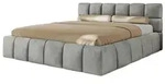 Polsterbett mit Bettkasten Nira Classic , grau , Ma&szlig;e (cm): B: 206 H: 92