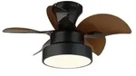 Globo Lighting Deckenventilator , schwarz , Ma&szlig;e (cm): H: 27 &Oslash;: 58
