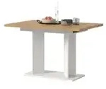 Esstisch ausziehbar Gunnar , wei&szlig; , Ma&szlig;e (cm): B: 120 H: 76