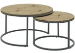 Couchtisch 2er Set Sch&ouml;nw&ouml;lkau , holzfarben