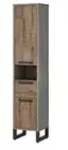 Hochschrank Luganer See , holzfarben , Ma&szlig;e (cm): B: 40 H: 190 T: 35.0