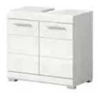 Waschbeckenunterschrank SCHLOONSEE Breite 60cm 2 T&uuml;r 2 F&auml;cher mit