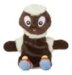 Heunec Handpuppe Pittiplatsch , braun , Ma&szlig;e (cm): B: 15 H: 3