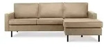 KONSIMO Ecksofa Invia , beige , Ma&szlig;e (cm): B: 234 H: 87