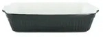 CreaTable Auflaufform Classic , schwarz , Steinzeug/Steingut , Ma&szlig;e (cm): B: 20 H: