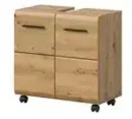 Waschbeckenunterschrank , holzfarben , Ma&szlig;e (cm): B: 60 H: 58