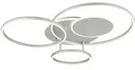 Globo Lighting Deckenleuchte , grau , Ma&szlig;e (cm): B: 70 H: 13