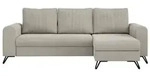 Ecksofa mit Schlaffunktion Axel , beige , Ma&szlig;e (cm): B: 242 H: 90