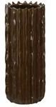 Vase , braun , Steinzeug , Ma&szlig;e (cm): H: 31 &Oslash;: 12.5