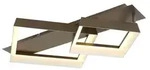 Globo Lighting Deckenleuchte , braun , Ma&szlig;e (cm): B: 49,5 H: 12