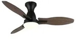 Globo Lighting Deckenventilator , schwarz , Ma&szlig;e (cm): H: 32,5 &Oslash;: 107