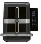 Hei&szlig;luftfritteuse 30108 , schwarz , Kunststoff,Metall , Ma&szlig;e (cm): B: 37,2 H: 45,6