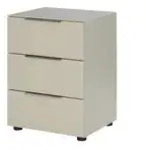 Kommode Vitreo Neo , beige , Ma&szlig;e (cm): B: 45 H: 61 T: 40.0