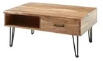 Couchtisch Manila , holzfarben , Ma&szlig;e (cm): B: 72 H: 50