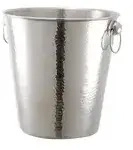 Champagnerk&uuml;hler , silber , Edelstahl , Ma&szlig;e (cm): H: 21 &Oslash;: 20.8