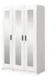 Kleiderschrank Vellow , wei&szlig; , Ma&szlig;e (cm): B: 120 H: 195
