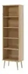 B&uuml;cherregal , braun , Ma&szlig;e (cm): B: 46 H: 180