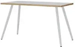 Schreibtisch Vadar , grau , Ma&szlig;e (cm): B: 138 H: 70