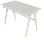 Schreibtisch Edda , grau , Ma&szlig;e (cm): B: 120 H: 75,5