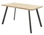 Woodford Esstisch Zeballos , holzfarben , Ma&szlig;e (cm): B: 75 H: 75