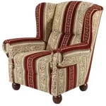 Max Winzer Sessel Monarch , rot , Ma&szlig;e (cm): B: 93 H: 100