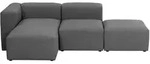 Max Winzer Ecksofa Lena , schwarz , Ma&szlig;e (cm): B: 250 H: 73