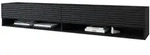 Lowboard Breno , schwarz , Ma&szlig;e (cm): B: 180 H: 30