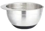 Meisterkoch Sch&uuml;ssel 2 5 Liter , silber , Edelstahl , Ma&szlig;e (cm): H: 12 &Oslash;:...
