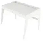 Schreibtisch Lisa , wei&szlig; , Ma&szlig;e (cm): B: 125 H: 81