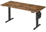 Schreibtisch , braun , Ma&szlig;e (cm): B: 160 H: 72