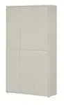 Schuh- und Mehrzweckschrank Bergamo &brvbar; beige &brvbar; Ma&szlig;e (cm): B: 109 H: 192 T: 35.0