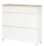 Schuhschrank Skala , wei&szlig; , Ma&szlig;e (cm): B: 120 H: 108 T: 31.0