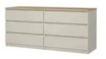 Sideboard Nardo , beige , Ma&szlig;e (cm): B: 153,8 H: 70,1 T: 50.0