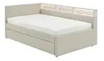 Polsterbett Uno , beige , Ma&szlig;e (cm): B: 112 H: 91