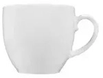 Seltmann Weiden Tasse Rondo/Liane , wei&szlig; , Porzellan