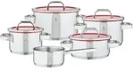 WMF Topfset 5-teilig Function 4 , silber , Edelstahl