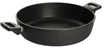WOLL Guss-Kasserolle &Oslash; 32 cm Nowo Titanium , schwarz , Aluminium-Guss , Ma&szlig;e (cm):