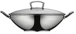 WMF Wok , silber , Edelstahl &Oslash;: 36