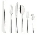 Justinus Besteckset 30-teilig Twist , silber , Edelstahl