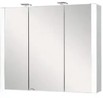 Spiegelschrank Josefsee , wei&szlig; , Ma&szlig;e (cm): B: 80 H: 69 T: 17.0